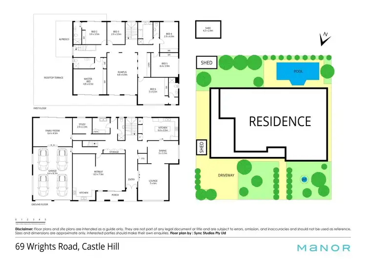 Floorplan of Homely house listing, 69 Wrights Road, Castle Hill NSW 2154
