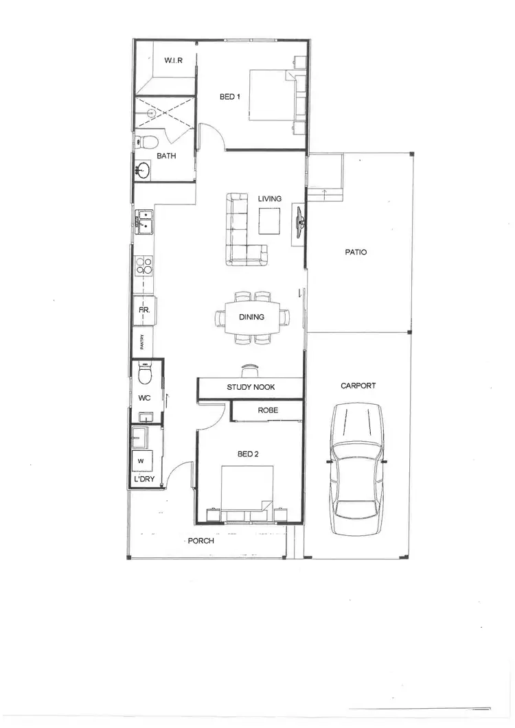 Floorplan of Homely house listing, 111B/56 Carrs Road, Neath NSW 2326