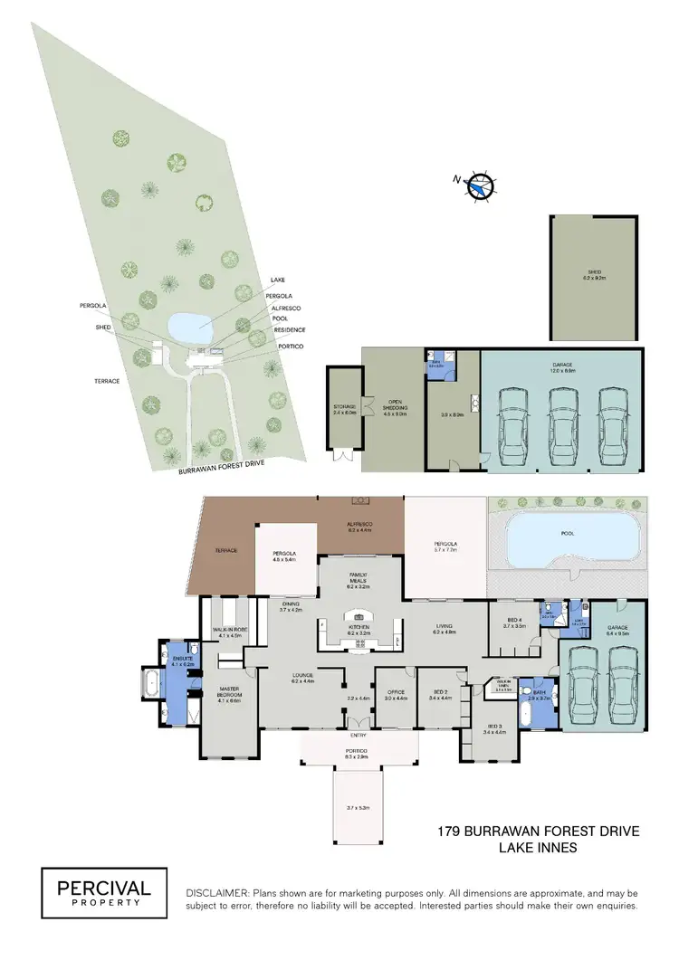 Floorplan of Homely rural property listing, 179 Burrawan Forest Drive, Lake Innes NSW 2446