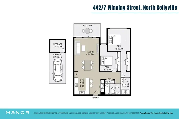 Floorplan of Homely apartment listing, 442/7 Winning Street, North Kellyville NSW 2155