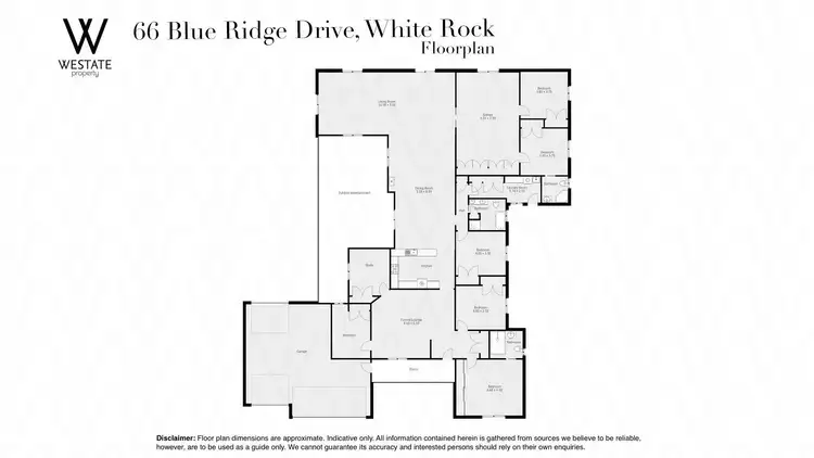 Floorplan of Homely house listing, 66 Blue Ridge Drive, White Rock NSW 2795