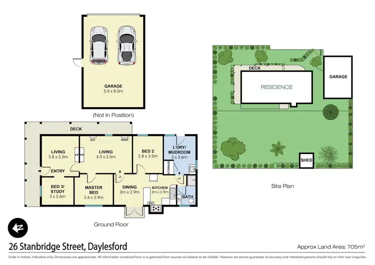 Floorplan of Homely house listing, 26 Stanbridge Street, Daylesford VIC 3460