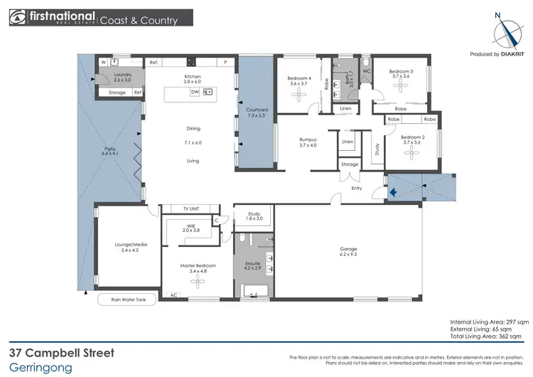 Floorplan of Homely house listing, 37 Campbell Street, Gerringong NSW 2534
