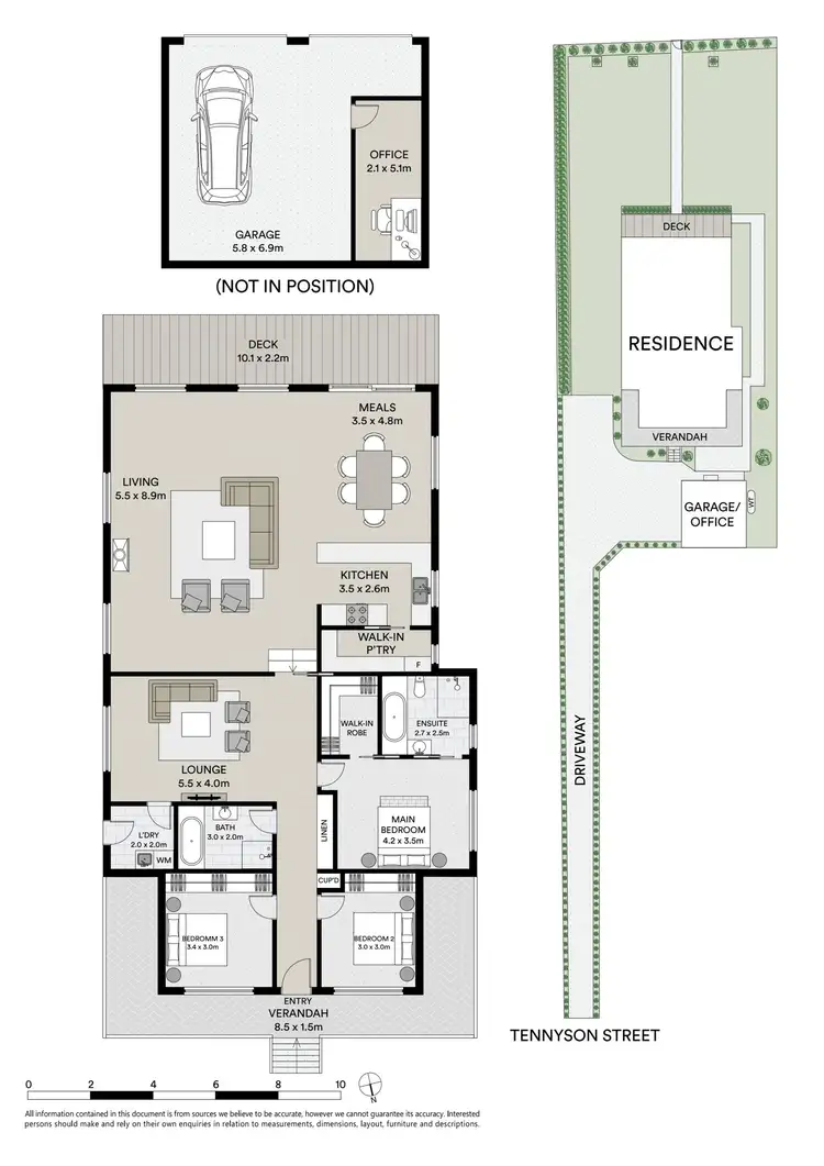 Floorplan of Homely house listing, 10A Tennyson Street East, Gordon VIC 3345