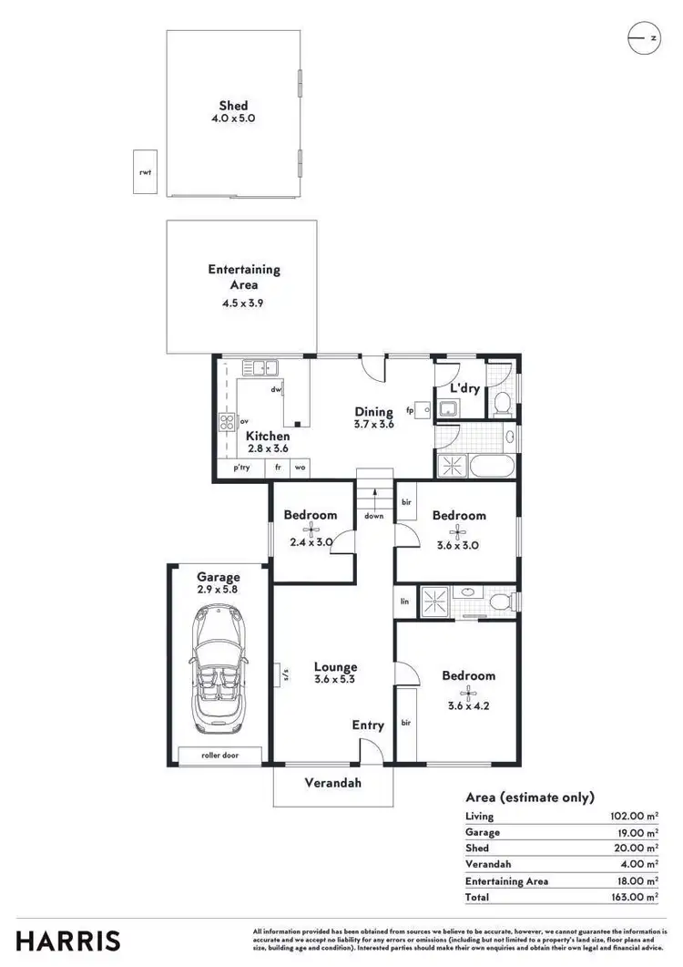 Floorplan of Homely house listing, 29B Kauri Road, Hawthorndene SA 5051