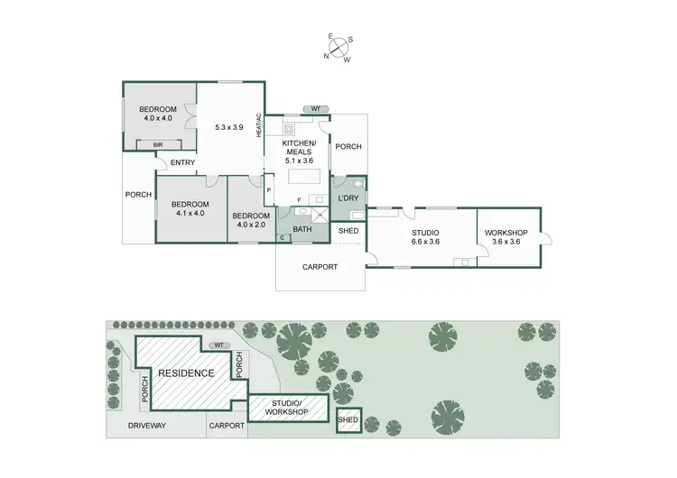 Floorplan of Homely house listing, 44 Clydebank Road, Edithvale VIC 3196
