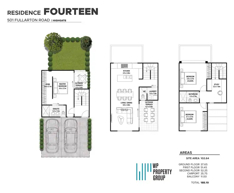 Floorplan of Homely house listing, 14/501 Fullarton Road, Highgate SA 5063
