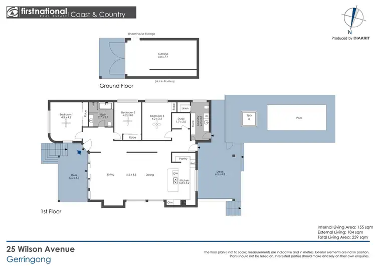 Floorplan of Homely house listing, 25 Wilson Avenue, Gerringong NSW 2534