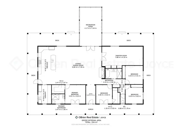 Floorplan of Homely rural property listing, 2073 Tungamah-Peechelba Road, Wilby VIC 3728