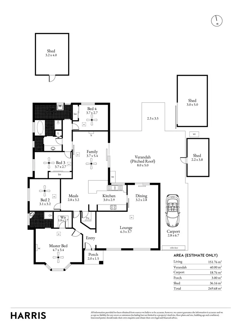Floorplan of Homely house listing, 18 Ingham Way, Salisbury Heights SA 5109