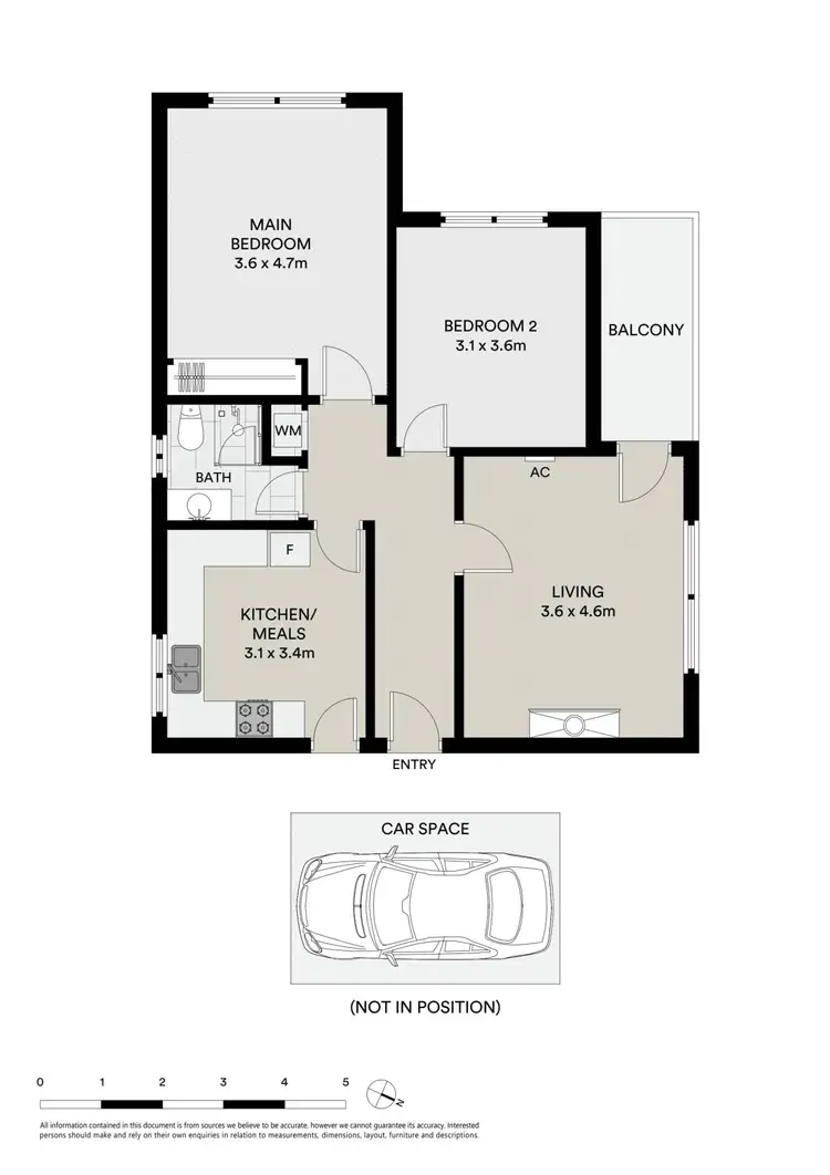 Floorplan of Homely apartment listing, 1/8 Scott Street, Elwood VIC 3184