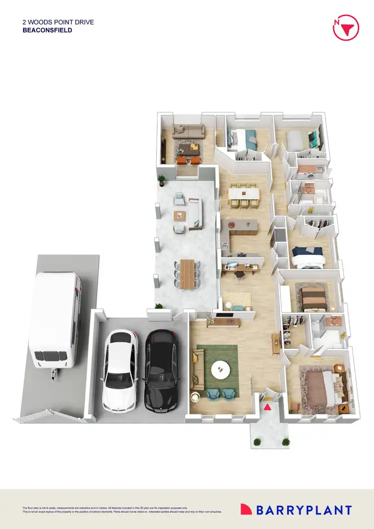 Floorplan of Homely house listing, 2 Woods Point Drive, Beaconsfield VIC 3807