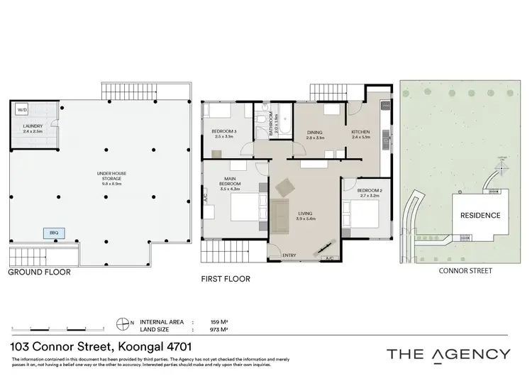 Floorplan of Homely house listing, 103 Connor Street, Koongal QLD 4701