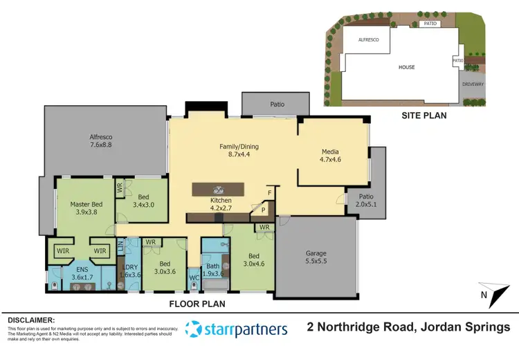 Floorplan of Homely house listing, 2 Northridge Road, Jordan Springs NSW 2747