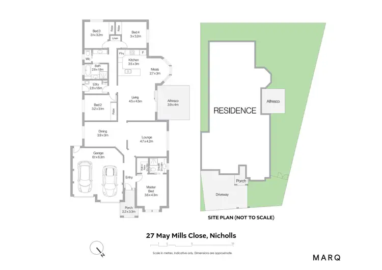 Floorplan of Homely house listing, 27 May Mills Close, Nicholls ACT 2913