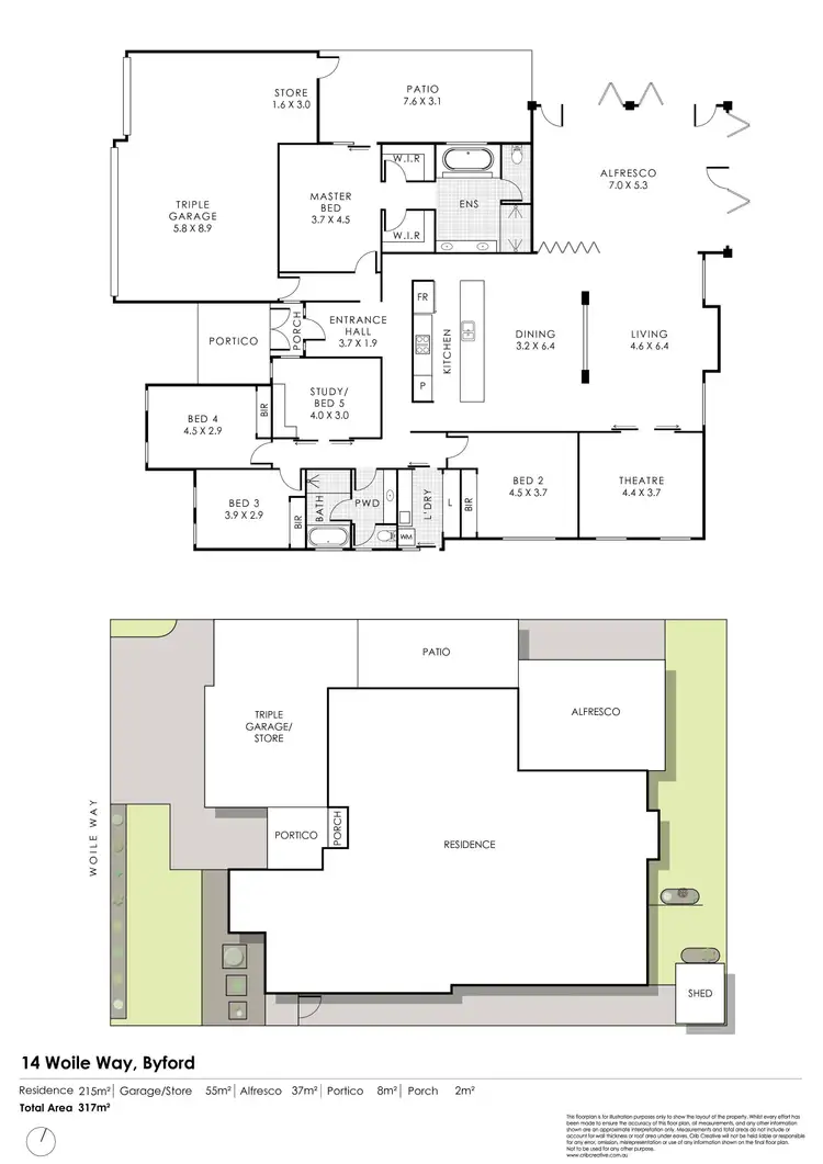 Floorplan of Homely house listing, 14 Woile Way, Byford WA 6122