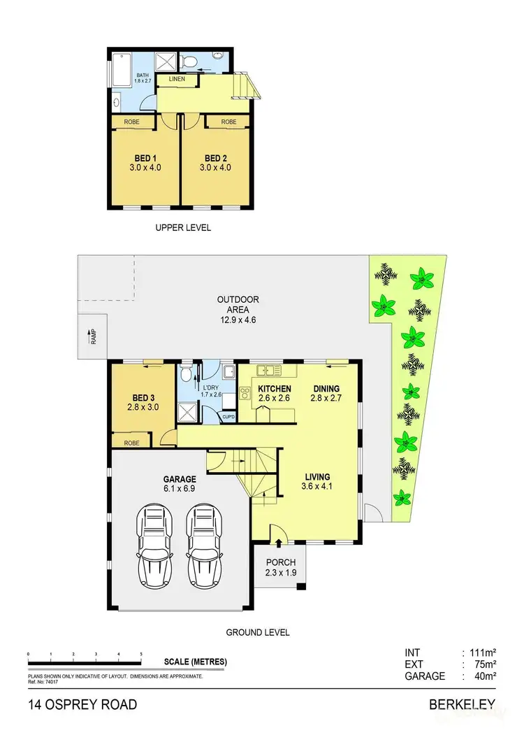 Floorplan of Homely house listing, 14 Osprey Drive, Berkeley NSW 2506