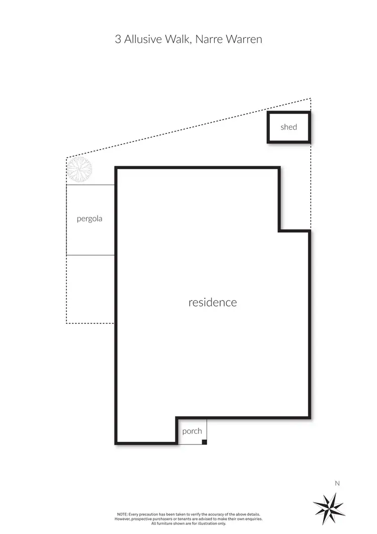 Floorplan of Homely house listing, 3 Allusive Walk, Narre Warren VIC 3805