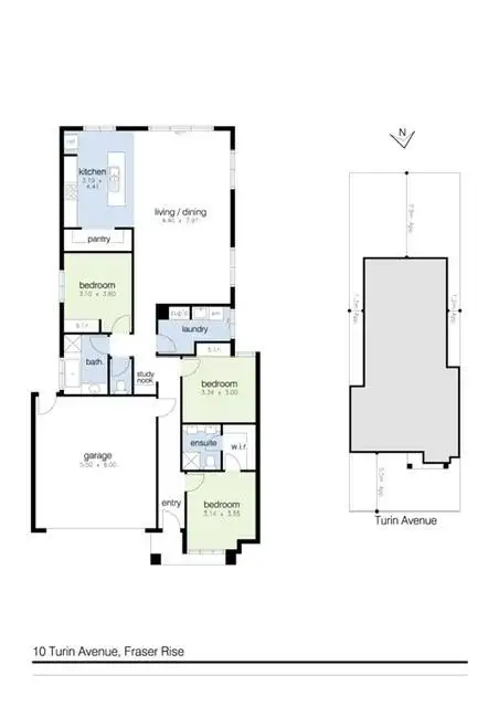 Floorplan of Homely house listing, 10 Turin Avenue, Deanside VIC 3336