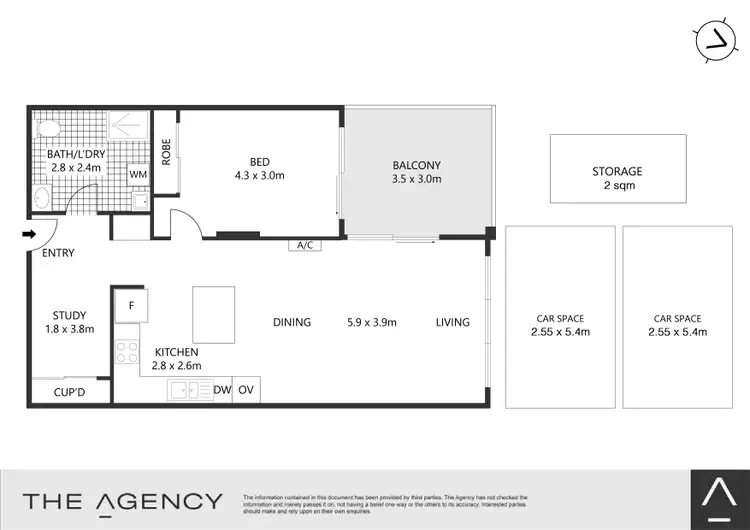 Floorplan of Homely apartment listing, 113/364 Canterbury Road (enter Via Onslow St), Canterbury NSW 2193
