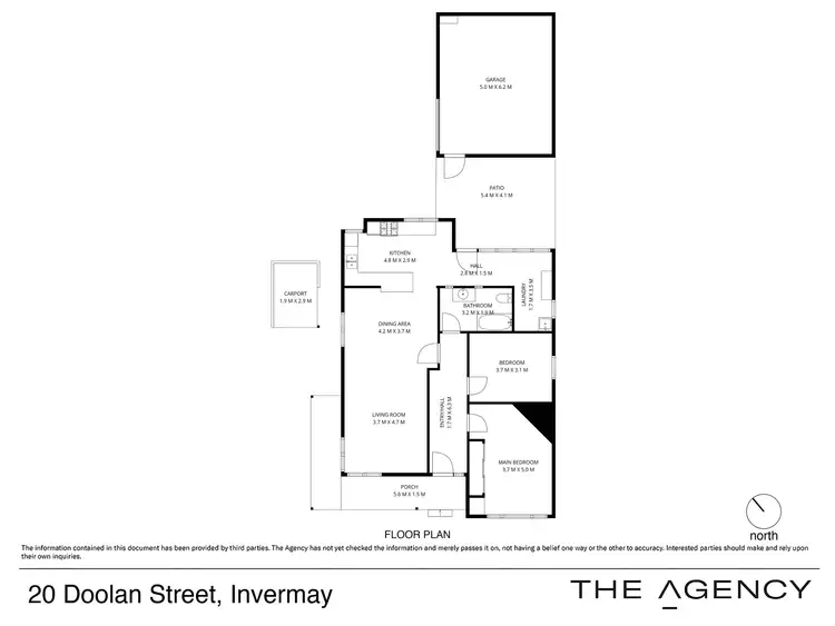 Floorplan of Homely house listing, 20 Doolan Street, Invermay TAS 7248