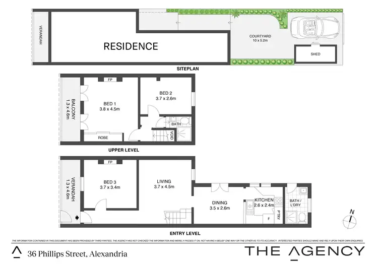 Floorplan of Homely house listing, 36 Phillips Street, Alexandria NSW 2015