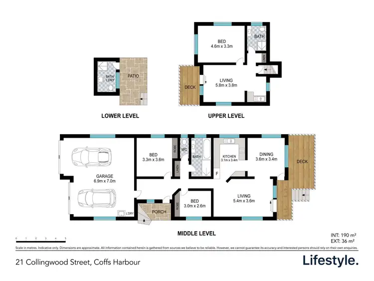 Floorplan of Homely house listing, 21 Collingwood Street, Coffs Harbour NSW 2450