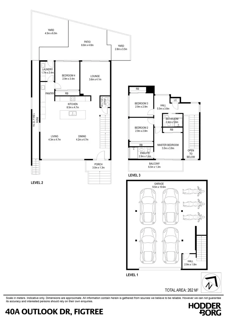 Floorplan of Homely semi-detached listing, 40a Outlook Drive, Figtree NSW 2525