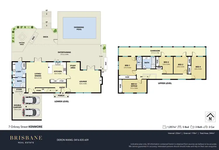 Floorplan of Homely house listing, 7 Orkney Street, Kenmore QLD 4069