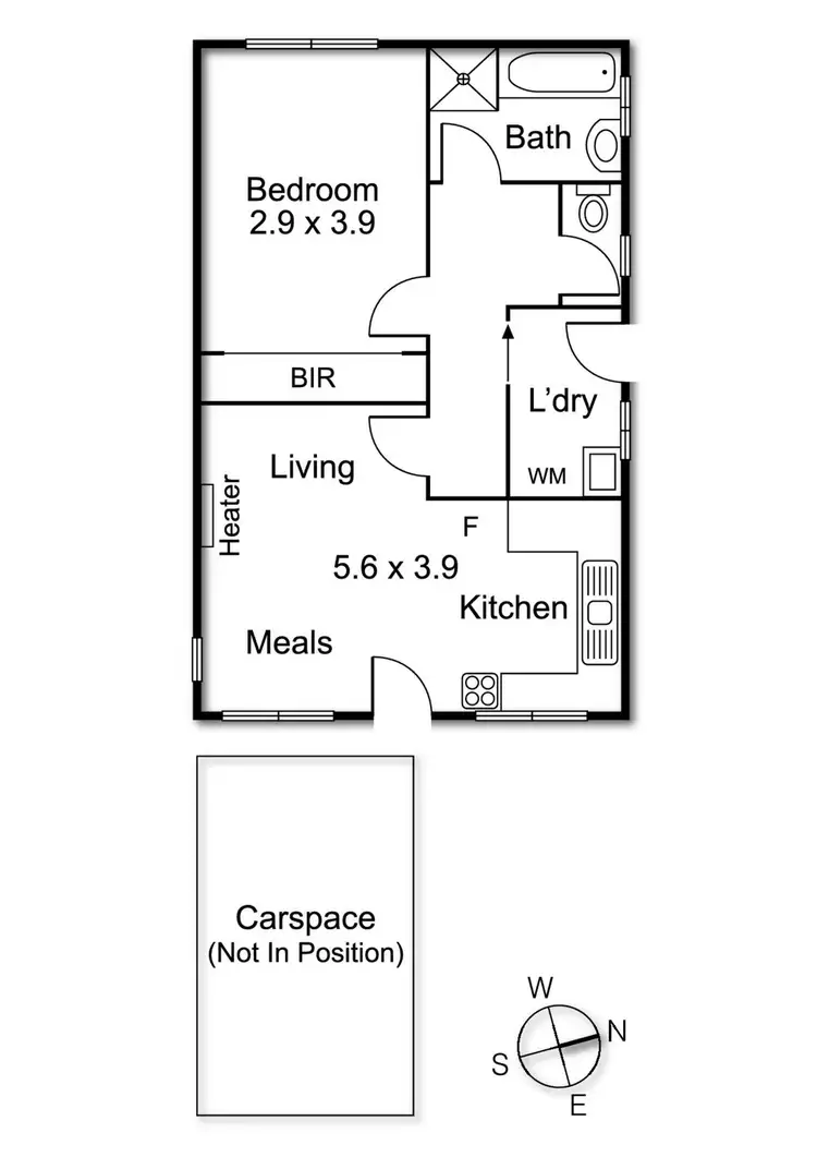 Floorplan of Homely apartment listing, 10/400 Murray Road, Preston VIC 3072