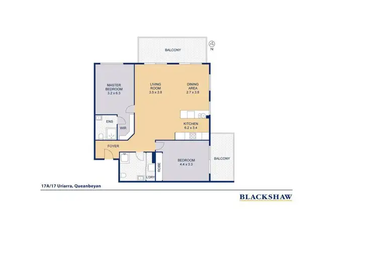 Floorplan of Homely apartment listing, 17a/17 Uriarra Road, Crestwood NSW 2620