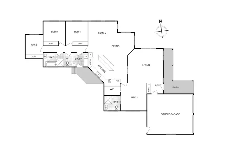Floorplan of Homely house listing, 18 Cotter Place, Jerrabomberra NSW 2619