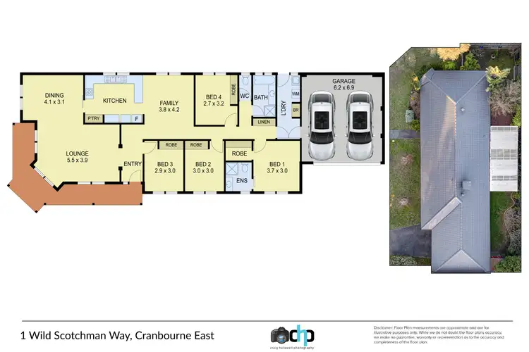Floorplan of Homely house listing, 1 Wild Scotchman Way, Cranbourne East VIC 3977