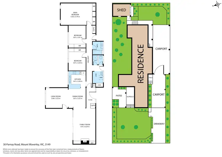 Floorplan of Homely house listing, 30 Pamay Road, Mount Waverley VIC 3149