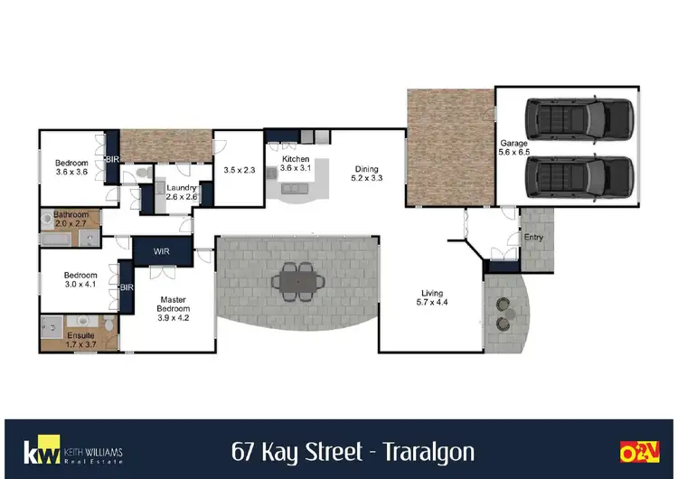 Floorplan of Homely house listing, 67 Kay Street, Traralgon VIC 3844