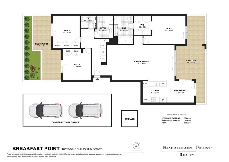 Floorplan of Homely apartment listing, 16/35-39 Peninsula Drive, Breakfast Point NSW 2137