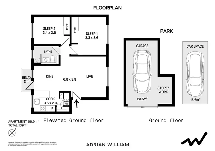 Floorplan of Homely apartment listing, 10/60-64 Ewart Street, Marrickville NSW 2204