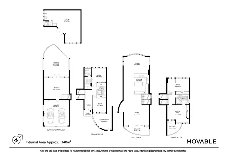 Floorplan of Homely house listing, 94 Memorial Drive, Bar Beach NSW 2300