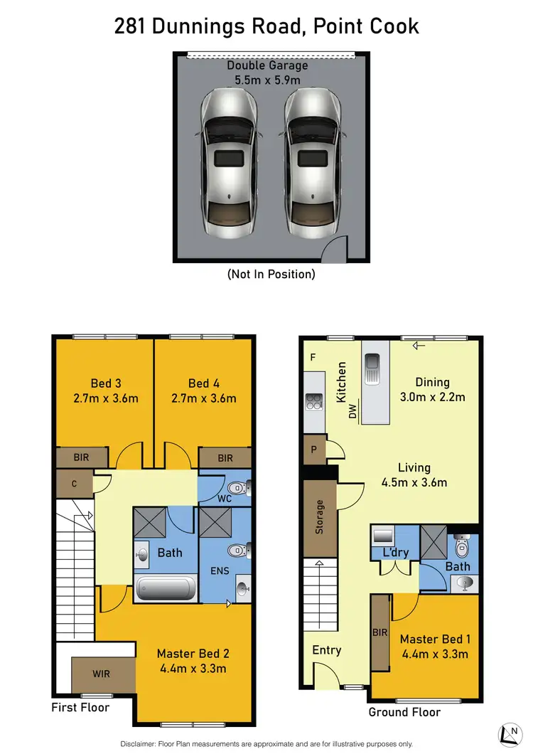 Floorplan of Homely house listing, 281 Dunnings Road, Point Cook VIC 3030