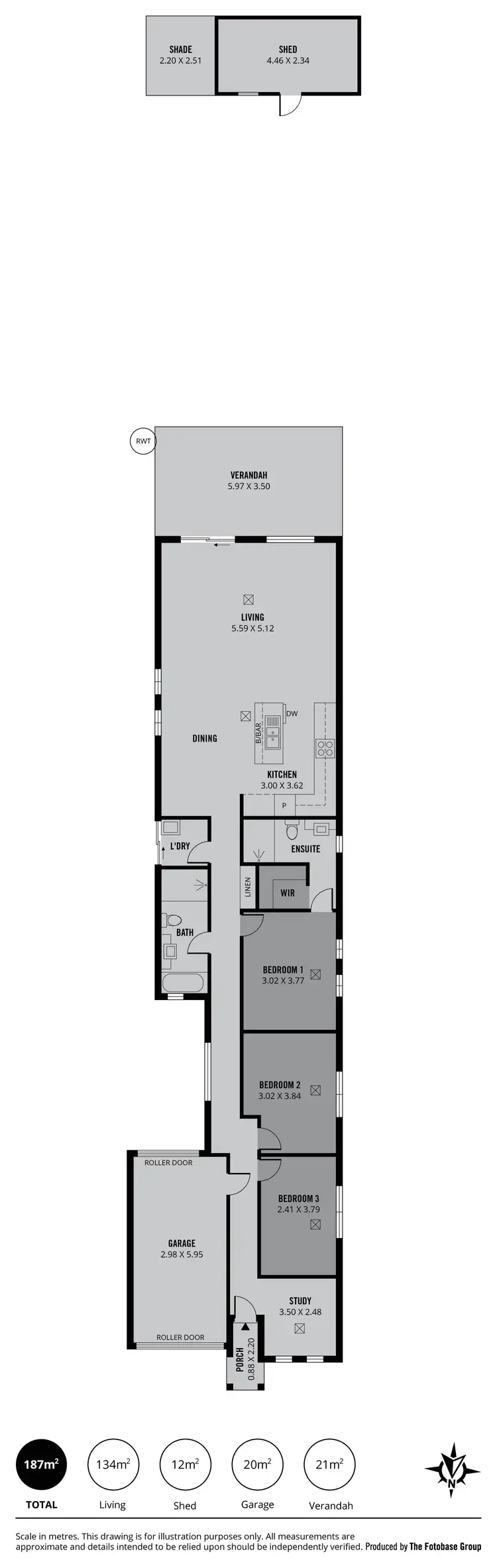Floorplan of Homely house listing, 81A Way Street, Kilburn SA 5084