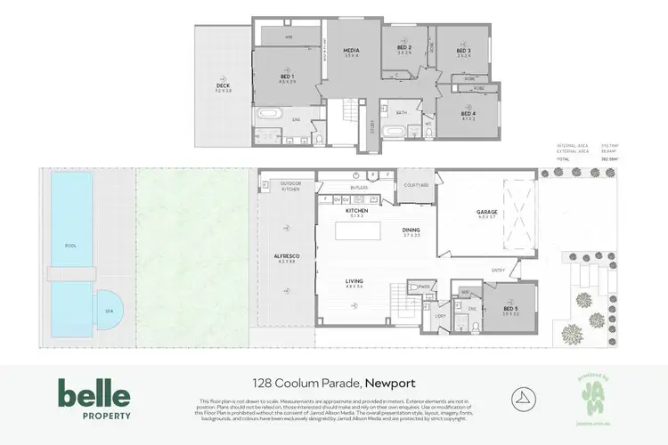 Floorplan of Homely house listing, 128 Coolum Parade, Newport QLD 4020