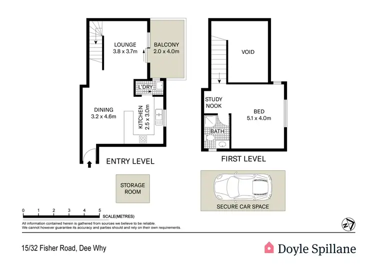 Floorplan of Homely apartment listing, 15/32 Fisher Road, Dee Why NSW 2099