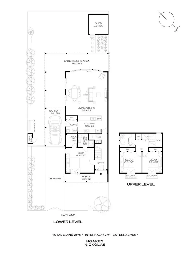 Floorplan of Homely house listing, 5 Hay Lane, Walkerville SA 5081