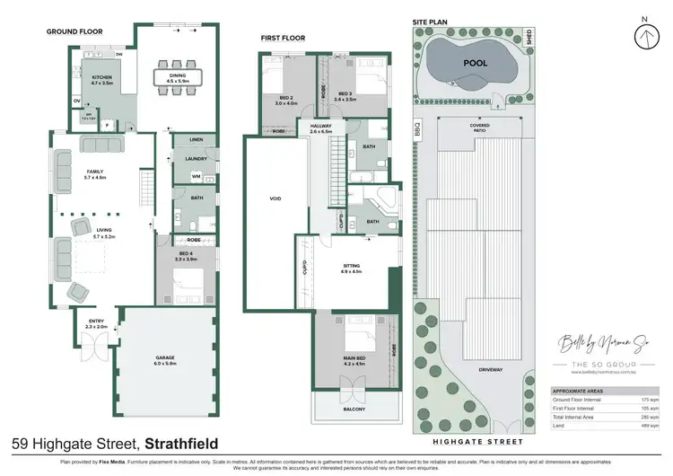 Floorplan of Homely house listing, 59 Highgate Street, Strathfield NSW 2135