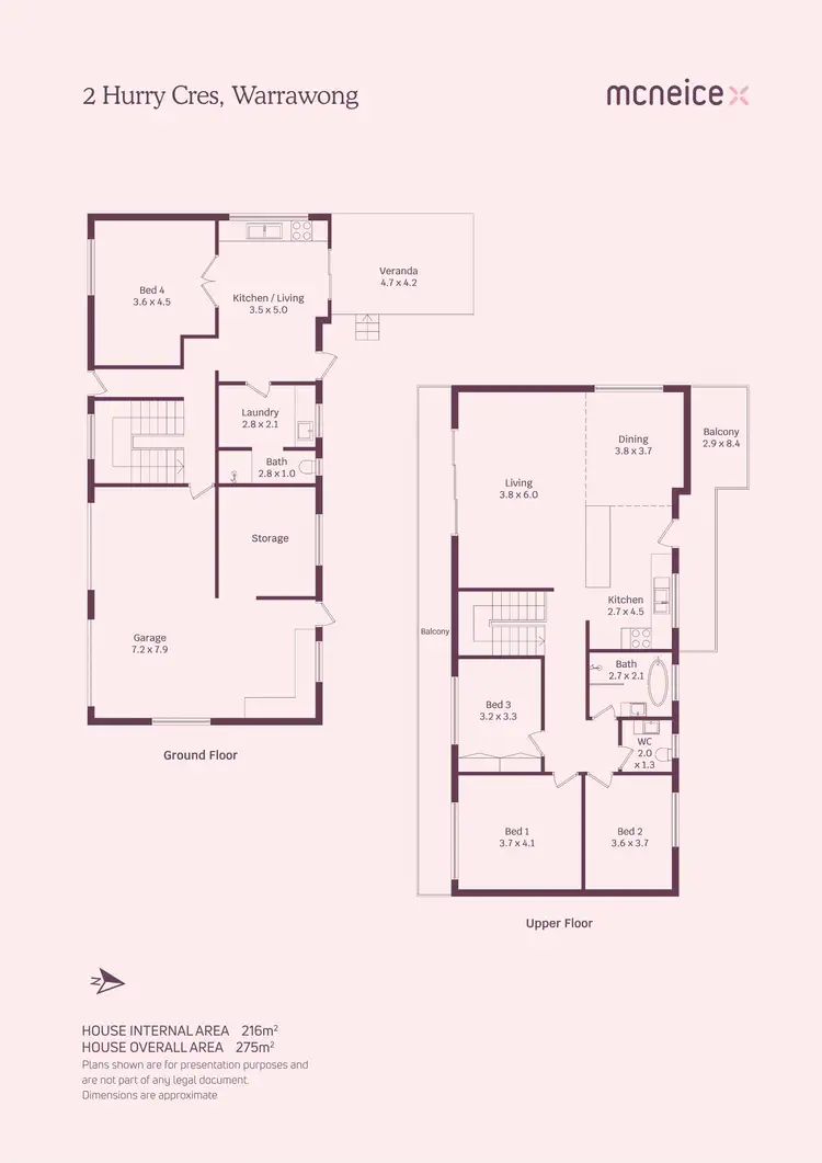 Floorplan of Homely house listing, 2 Hurry Crescent, Warrawong NSW 2502