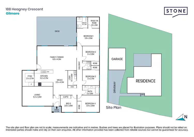Floorplan of Homely house listing, 188 Heagney Crescent, Gilmore ACT 2905