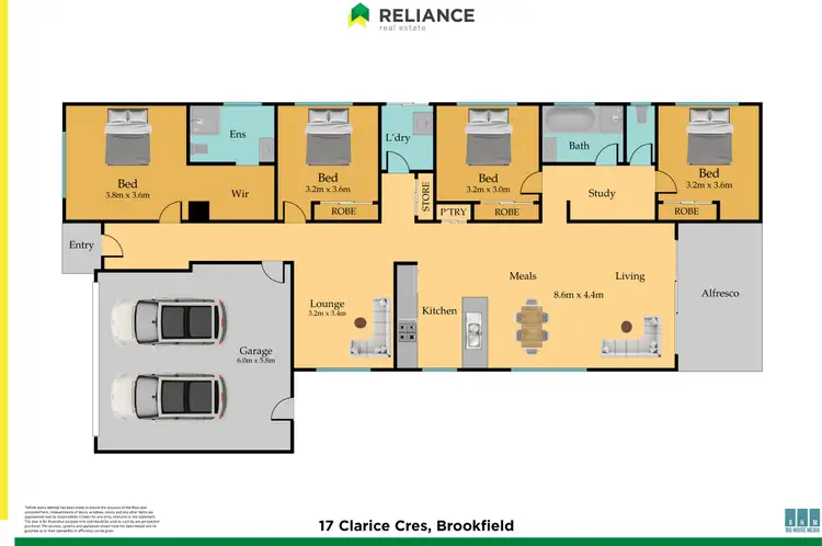 Floorplan of Homely house listing, 17 Clarice Crescent, Brookfield VIC 3338