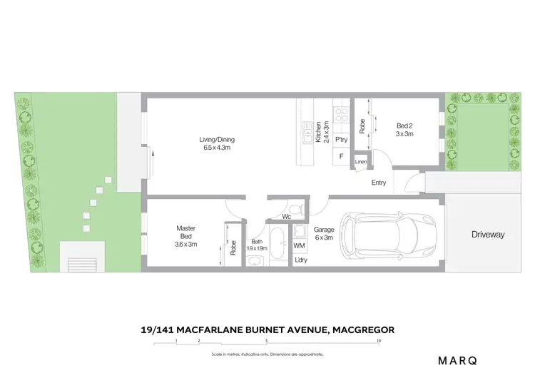 Floorplan of Homely townhouse listing, 19/141 Macfarlane Burnet Avenue, Macgregor ACT 2615