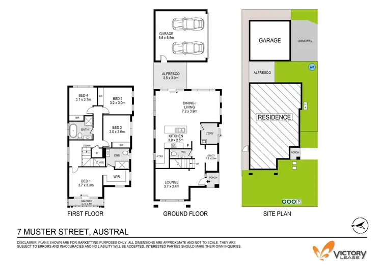 Floorplan of Homely house listing, 7 Muster Street, Austral NSW 2179
