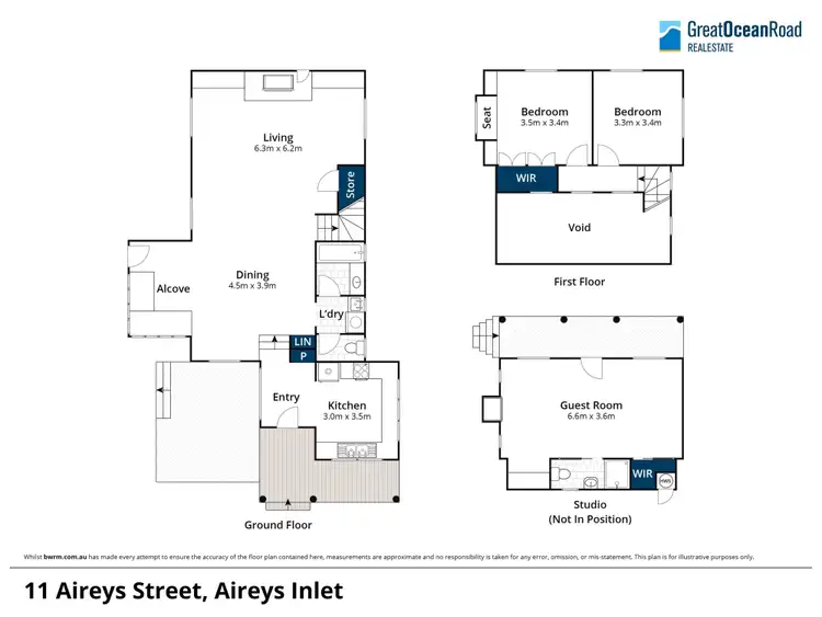 Floorplan of Homely house listing, 11 Aireys Street, Aireys Inlet VIC 3231